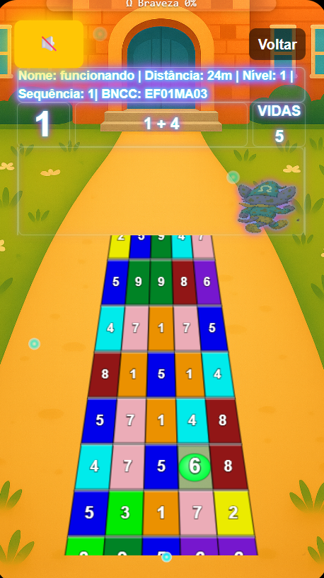 Tela do jogo Numeralis